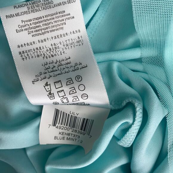 Maxandcleo Mint Green One Shoulder Tier Lace Dress - Picture 6 of 6